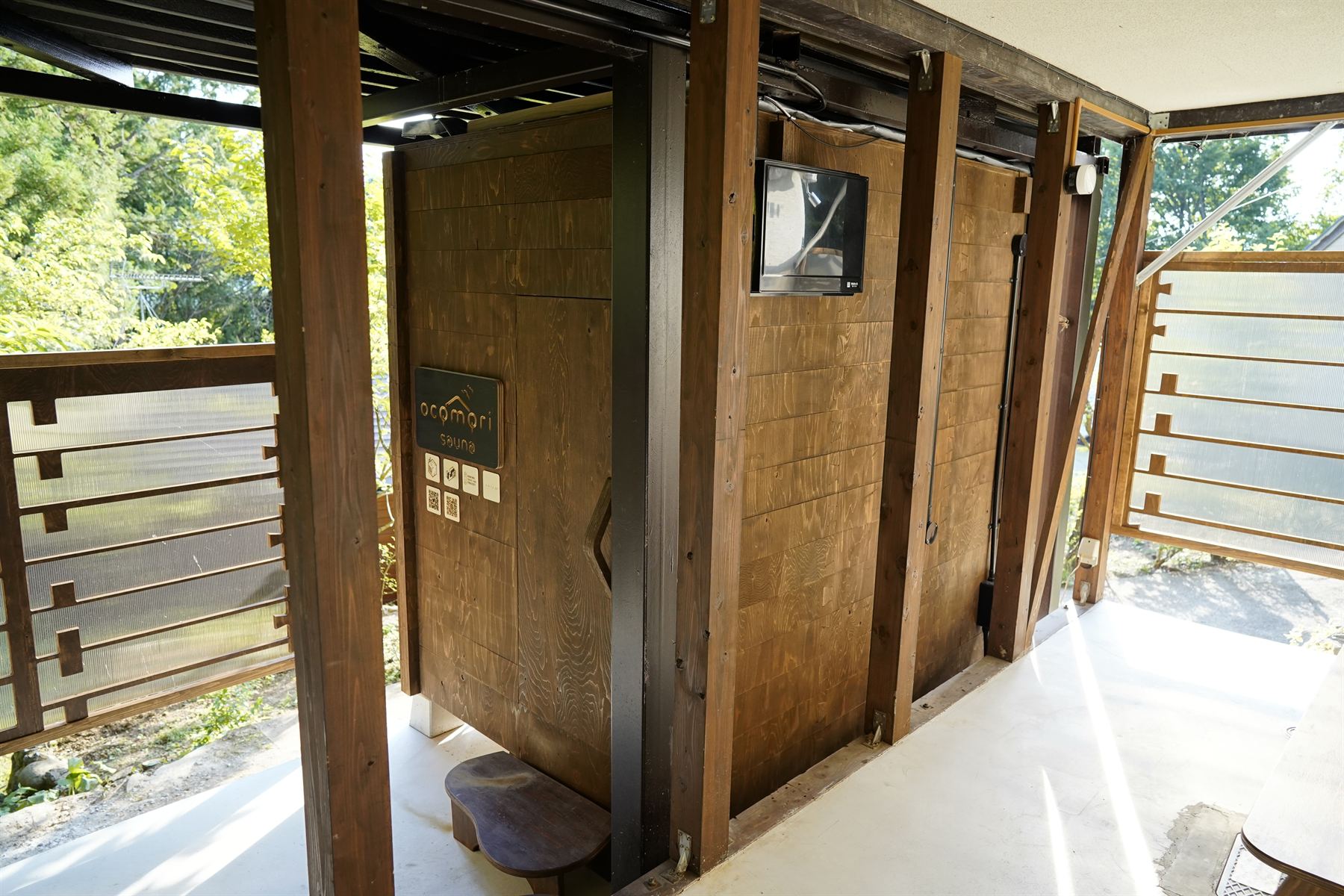 ocomori sauna 入口